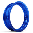 Blue | 50 Caliber Racing Pit Bike 12 inch Rims - 32 Hole available in BLACK, GOLD, RED or BLUE Anodized.