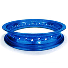 Blue | 50 Caliber Racing Pit Bike 10 inch Rims - 28 Hole available in BLACK, GOLD, RED or BLUE Anodized
