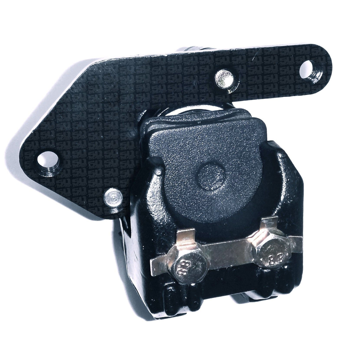 Loaded Rear Brake Caliper for Yamaha Raptor | 50 Caliber Racing Loaded Rear Brake Caliper with Pads for Yamaha Banshee Blaster Raptor Warrior ATVs