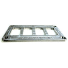 Raw Silver | 50 Caliber Racing Universal CNC Billet Aluminum 4 Switch Dash Panel