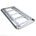 Raw Silver | 50 Caliber Racing Universal CNC Billet Aluminum 4 Switch Dash Panel