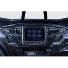 Black | Polaris Ride Command 6 Switch Dash Panel Black 2 Piece Combo with 4 Free Waterproof Carling Illuminated 12V Switches