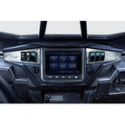 Raw Silver | Polaris Ride Command 6 Switch Dash Panel Raw Silver 2 Piece Combo with 4 Free Waterproof Carling Illuminated 12V Switches