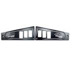 Black | Polaris Ride Command 6 Switch Dash Panel Stealth Black 2 Piece Kit