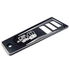 Black | Polaris Ride Command 6 Switch Dash Panel Stealth Black 2 Piece Kit
