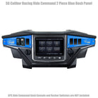RZR Billet Dash Switch Panels Ride Command | Polaris Ride Command 6 Switch Dash Panel Voodoo Blue 2 Piece Kit