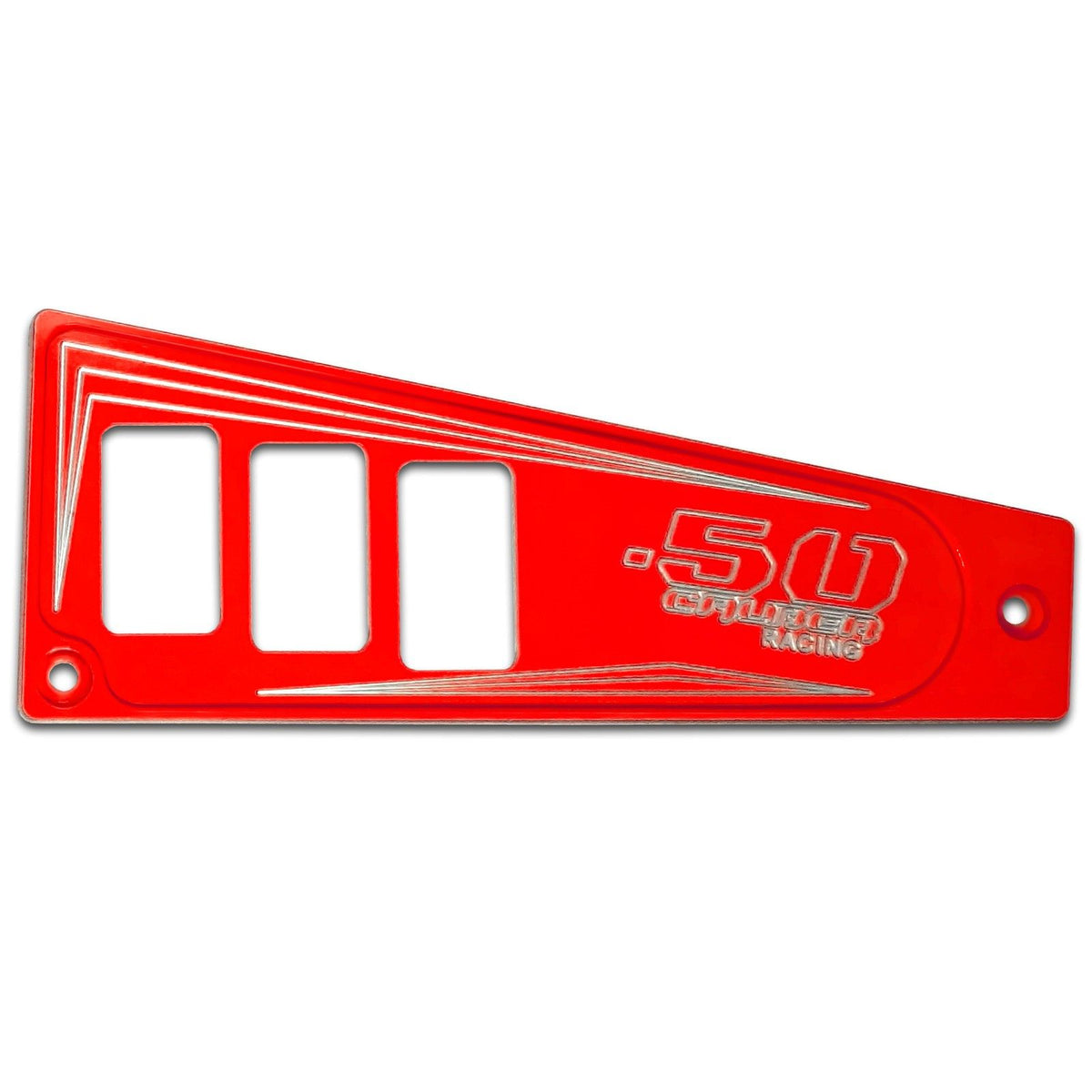 Red | Polaris Ride Command 6 Switch Dash Panel Red 2 Piece Kit