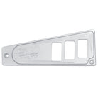 White | Polaris Ride Command 6 Switch Dash Panel White Lightning 2 Piece Kit