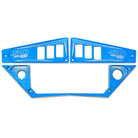 Voodoo Blue | Polaris Ride Command 6 Switch Dash Panel Voodoo Blue 3 Piece Kit