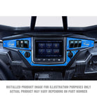 Voodoo Blue | Polaris Ride Command 6 Switch Dash Panel Voodoo Blue 3 Piece Kit