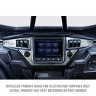 Raw Silver | Polaris Ride Command 6 Switch Dash Panel Raw Silver 3 Piece Kit