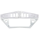 White | Polaris Ride Command 6 Switch Dash Panel White Lightning 3 Piece Kit