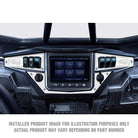 White | Polaris Ride Command 6 Switch Dash Panel White Lightning 3 Piece Kit