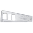 White | Polaris Ride Command 6 Switch Dash Panel White Lightning 3 Piece Kit
