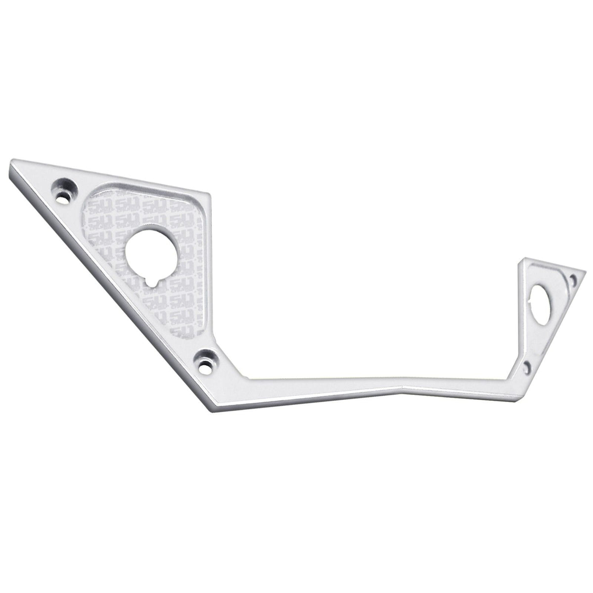 White | Polaris Ride Command 6 Switch Dash Panel White Lightning 3 Piece Kit