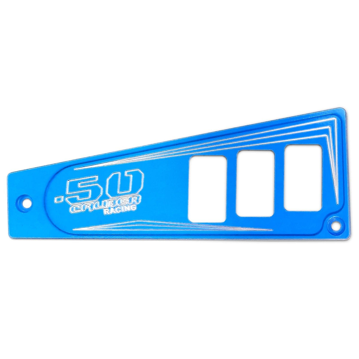 Voodoo Blue | Polaris Ride Command 6 Switch Dash Panel Voodoo Blue 3 Piece Combo with 4 Free Waterproof Carling Illuminated 12V Switches