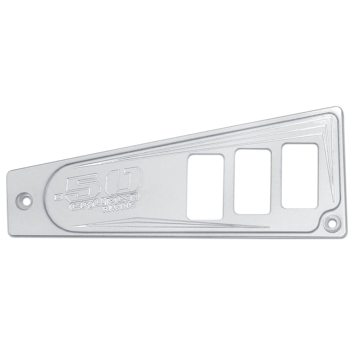 RZR Billet Dash Switch Panels Ride Command | Polaris Ride Command 6 Switch Dash Panel White Lightning 3 Piece Combo with 4 Free Waterproof Carling Illuminated 12V Switches