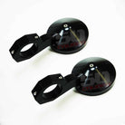 5" Bolt on CNC Mirrors for 2 inch Tubing | 5 inch CNC Billet Aluminum mirrors for 2" round tubing