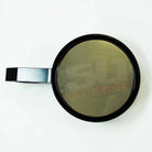 5" Bolt on CNC Mirrors for 2 inch Tubing | 5 inch CNC Billet Aluminum mirrors for 2" round tubing
