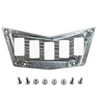 5 Hole Dash Switch Panel RZR 570 800 XP900 | 50 Caliber Racing Billet Aluminum 5 Switch Hole Dash Panel - Adds 3 Rocker Switch Mounting Locations - Raw Silver