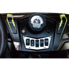 5 Hole Dash Switch Panel RZR 570 800 XP900 | 50 Caliber Racing Billet Aluminum 5 Switch Hole Dash Panel - Adds 3 Rocker Switch Mounting Locations - Raw Silver