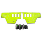 Lime Squeeze | Lime Squeeze 6061 CNC Billet 6 Switch Dash Panel for RZR XP1000 - 2 Piece with 4 Additional Rocker Switches Included