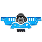 Voodoo Blue | Voodoo Blue 6061 CNC Billet 6 Switch Dash Panel for RZR XP1000 - 3 Piece with 4 Additional Rocker Switches Included