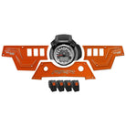 Orange | Orange Madness 6061 CNC Billet 6 Switch Dash Panel for RZR XP1000 - 3 Piece with 4 Additional Rocker Switches Included