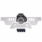 White | White Lightning 6061 CNC Billet 6 Switch Dash Panel for RZR XP1000 - 3 Piece with 4 Additional Rocker Switches Included