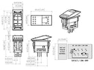 Orange | 4 Additional Carling Style 12v 20A Waterproof Rocker Switches -  Wiring Diagram