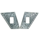 Raw Silver | Polaris RZR 170 2 Switch Dash Panel Kit Raw Silver