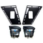 Black | Polaris RZR 170 2 Switch Dash Panel Kit Raw Black Powder Coat