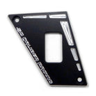 Black | Polaris RZR 170 2 Switch Dash Panel Kit Raw Black Powder Coat