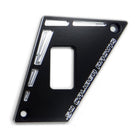 Black | Polaris RZR 170 2 Switch Dash Panel Kit Raw Black Powder Coat
