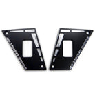 Black | Polaris RZR 170 2 Switch Dash Panel Kit Raw Black Powder Coat