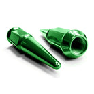 Green | 12x1.5mm Extended Spike Lug Nuts - Acorn Taper - 50 Caliber Racing - Green Finish