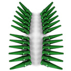 Green | 12x1.25mm Extended Spike Lug Nuts - Acorn Taper - 50 Caliber Racing - 24 Pack for 6 lug cars - Green