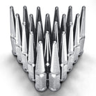 Chrome | 14x1.5mm Extended Spike Lug Nuts - Acorn Taper - 50 Caliber Racing - Pack of 20 fpr 5 Lug Vehicles - Chrome