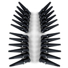 Black | 14x2.0 Extended Spike Lug Nuts - Acorn Taper - 50 Caliber Racing - Set of 24 For F150 6 Lug Trucks - Black