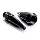 Black | 9/16 Inch Extended Spike Lug Nuts - Acorn Taper - 50 Caliber Racing - Black