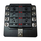 8 Way 12V Circuit Fuse Block - LED Indicators - Ring Terminals | 8 Way 12V Circuit Fuse Block - LED Indicators - Ring Terminals