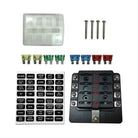 8 Way 12V Circuit Fuse Block - LED Indicators - Ring Terminals | 8 Way 12V Circuit Fuse Block - LED Indicators - Ring Terminals