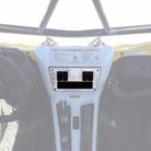 White | 50 Caliber Racing Custom Billet 4 Switch Dash Panel for Yamaha YXZ1000R White Dash Panel Installed
