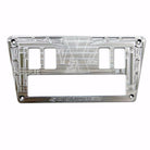 Raw Silver | 50 Caliber Racing Custom Billet 4 Switch Dash Panel for Yamaha YXZ1000R Raw Dash Panel