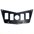 4 Hole Dash Switch Panel RZR 570 800 XP900 | CNC Billet Aluminum 4 Hole Dash Panel for RZR 570 800 & XP900 - Stealth Black	
