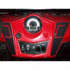 Black | CNC Billet Aluminum 4 Hole Dash Panel for RZR 570 800 & XP900 - Stealth Black	