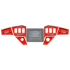 RZR Dash Switch Panel 1st Gen GPS 6 Piece | 6 Pc CNC Billet Aluminum Dash panel - Polaris 1st Gen 4.3" GPS equipped RZR XP 1000, S 900 Turbo Havasu Red	