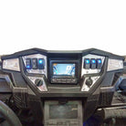 Raw Silver | 6 Pc CNC Billet Aluminum Dash panel - Polaris 1st Gen 4.3" GPS equipped RZR XP 1000, S 900 Turbo Raw Silver	
