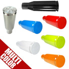 Bullet CNC Shift Knob for Polaris RZR | 50 Caliber Racing Solid Billet Aluminum Shifter Knob with Bullet Design for Polaris RZR Raw, Black, Red, Orange, Blue, Lime and 