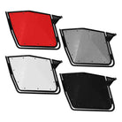 Polaris RZR Full Doors - 570 800 XP900 | 50 Caliber Racing RZR Doors with Slam Latches - Aluminum Panels on Black Frame